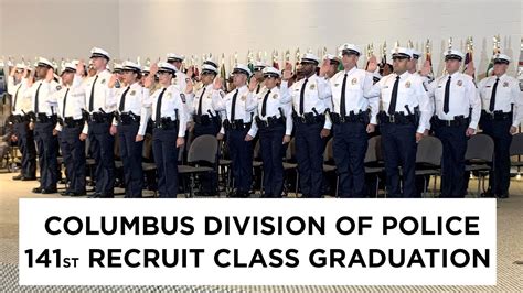 Columbus police academy recruit class graduates amidst .